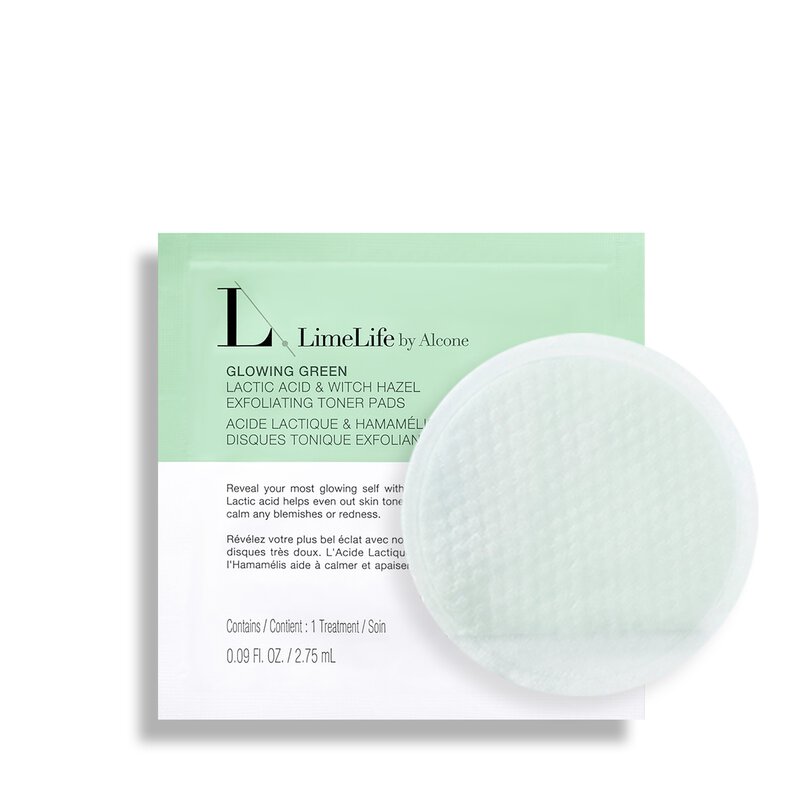 Glowing Green Toner Pads | LimeLife