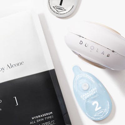 LimeLife Duolab products on a gray background