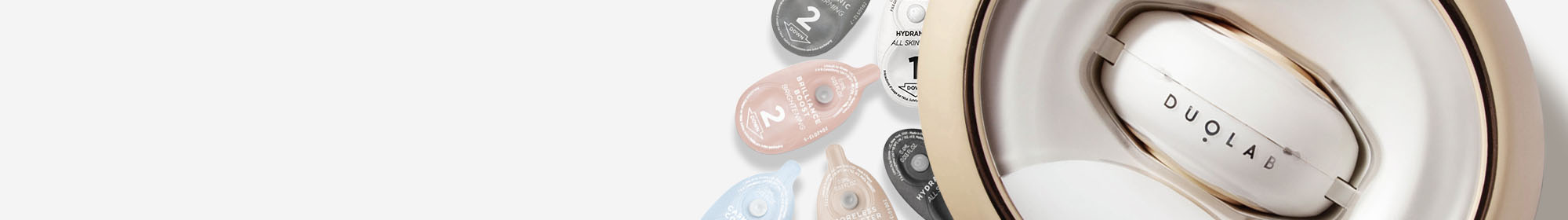 LimeLife Duolab device and capsules on a gray background