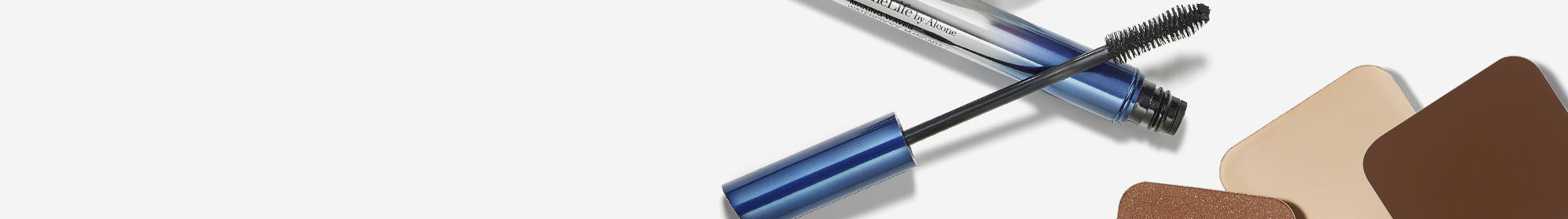 LimeLife makeup best sellers on a gray background